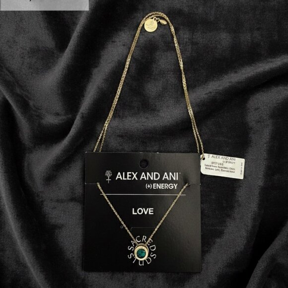 Alex and Ani Necklace - Energy Love Esmerald Gold – New with Tag - Picture 7 of 7